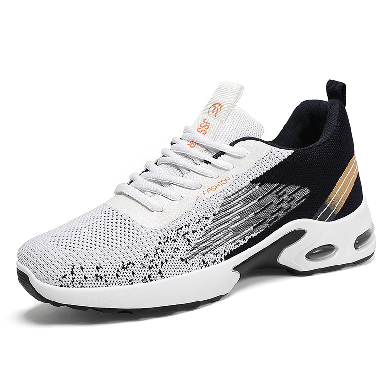 Picture of Men's Shoes Summer 2025 Factory Direct Sales Air Cushion Soft Sole Sports Shoes Wholesale Cross-Border Dropshipping Fly Woven Shoes for Men