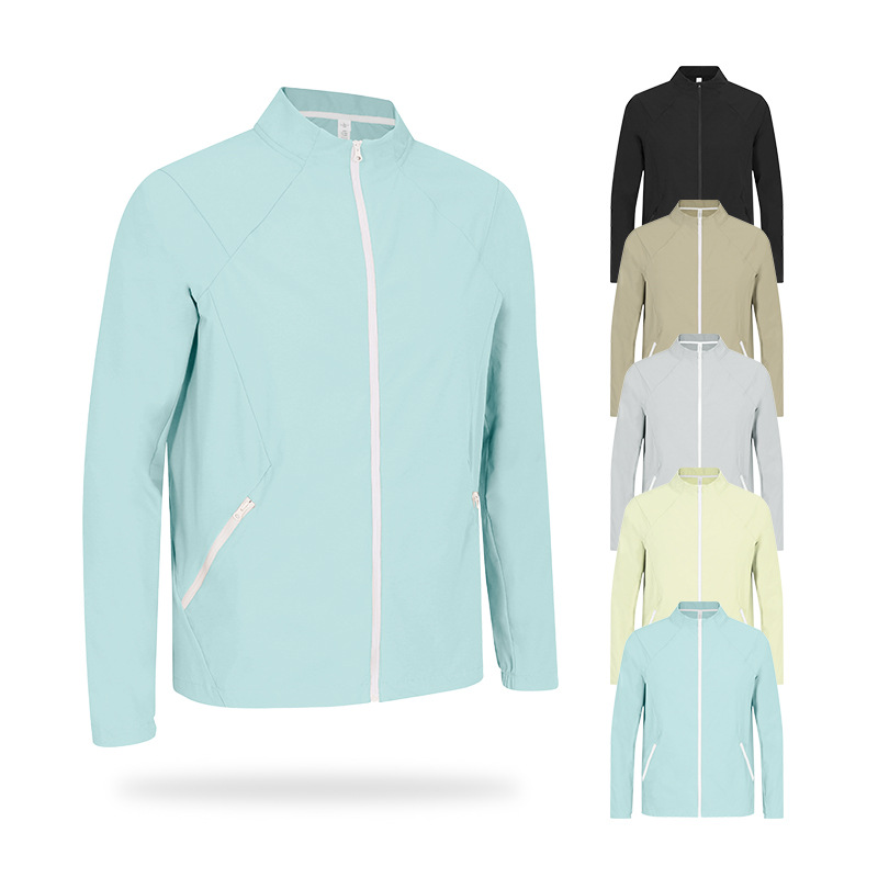 Picture of Lu's Replacement Non-Sensory Quick-Drying Breathable Water-Repellent Men's Outdoor Sports Slim Stand-Up Collar Sun Protection Jacket