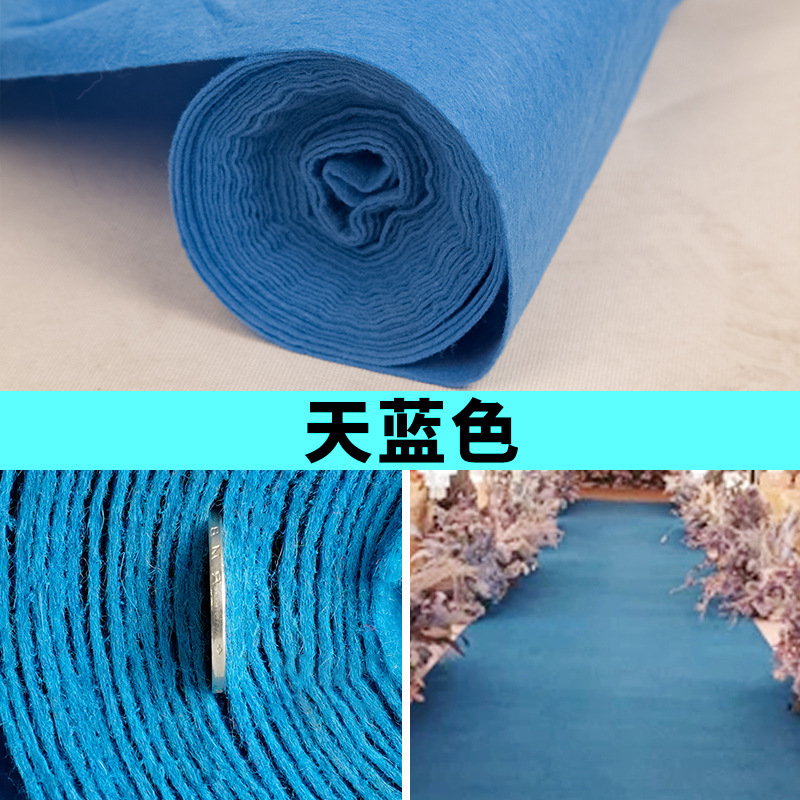 Picture of Jinning disposable wedding red carpet wedding thickened non-slip shop with shop entrance long-term stair red carpet