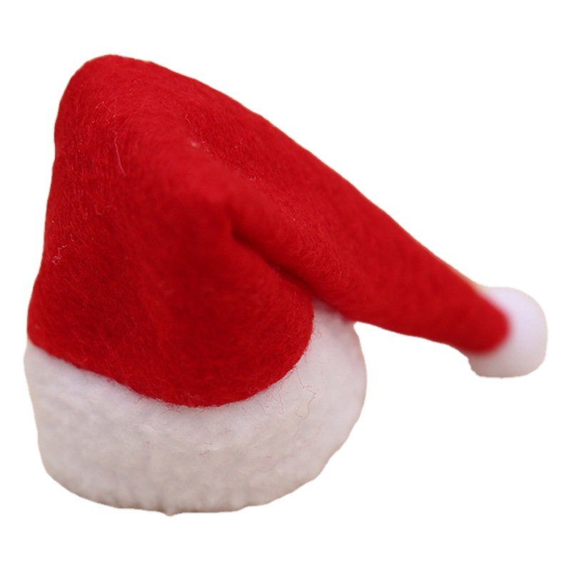Christmas creative household items non-woven scarf + hat wine bottle decoration Christmas wine bottle decoration