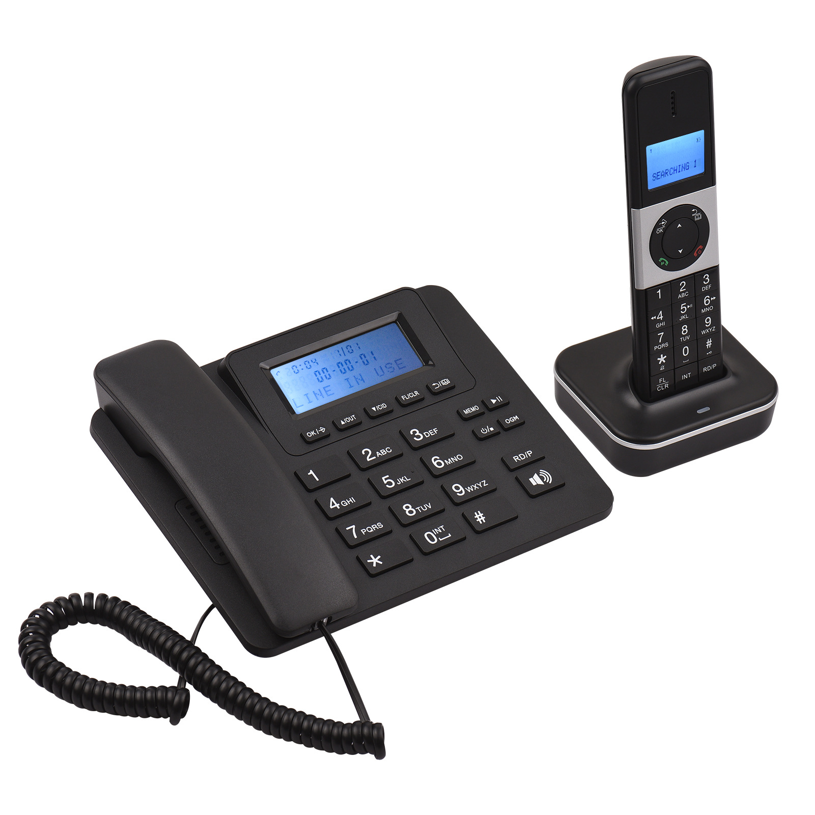 Spot big letter D2002TAM-D business office home handheld digital cordless telephone cross-border