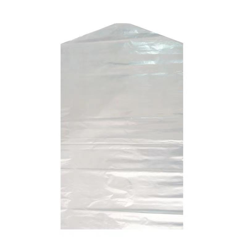 in stock clothing universal pp material transparent plastic hanging bag logo dust bag hanging suit