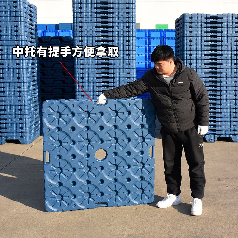 Picture of Medium card barrel pure water plastic tray Sichuan-shaped bottom support double-sided medium Support Supporting use one layer can hold 16 barrels of water