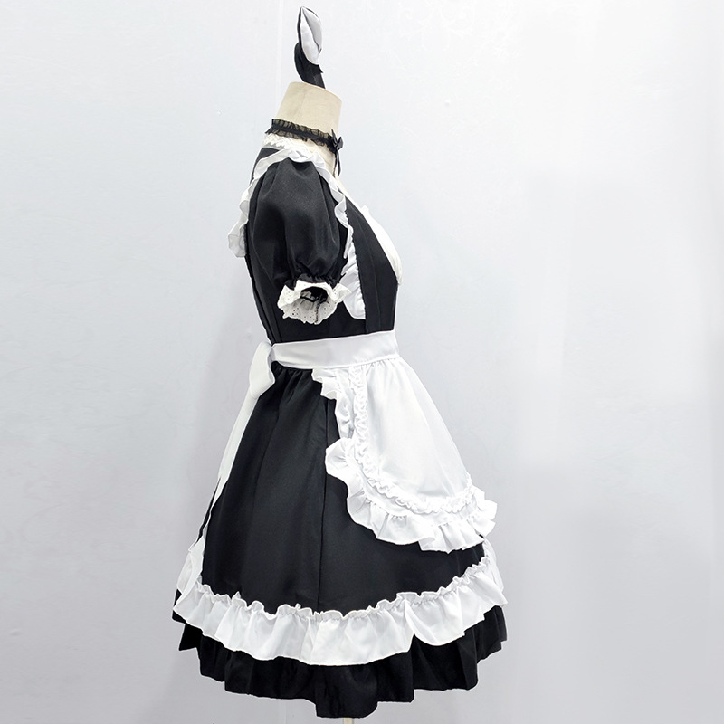 Picture of Japanese Maid Dress Pink Classic Cat Lori Maid Uniform cosplay Anime cosplay