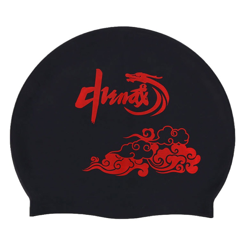 Strictly selected fashion solid color silicone swimming cap wholesale adult swimming comfortable head for training swimming cap
