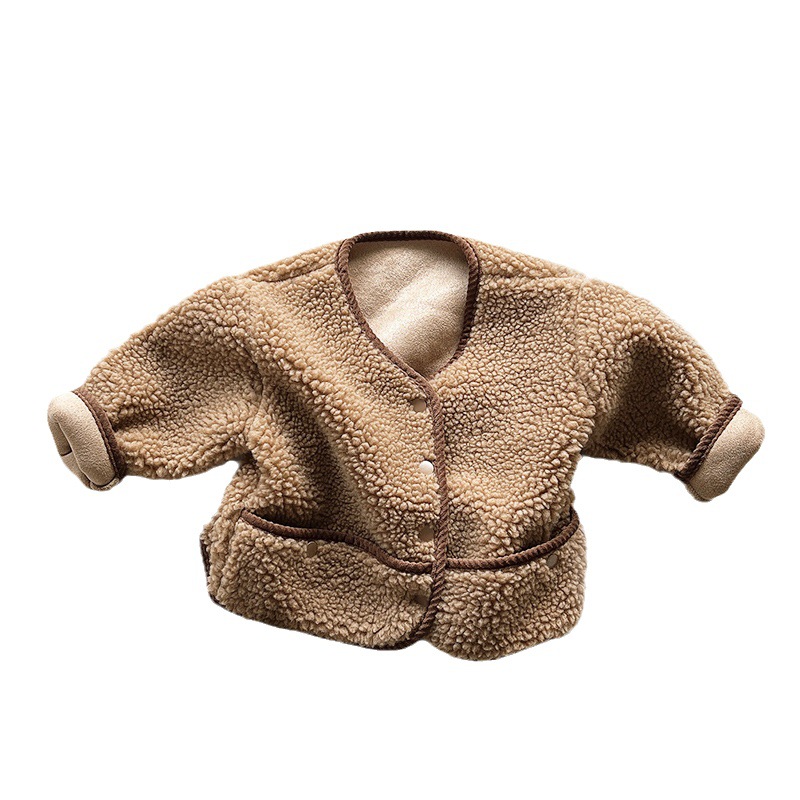 Picture of Children's Fur Coat 2025 Winter Korean Style Plush Coat for Boys and Girls