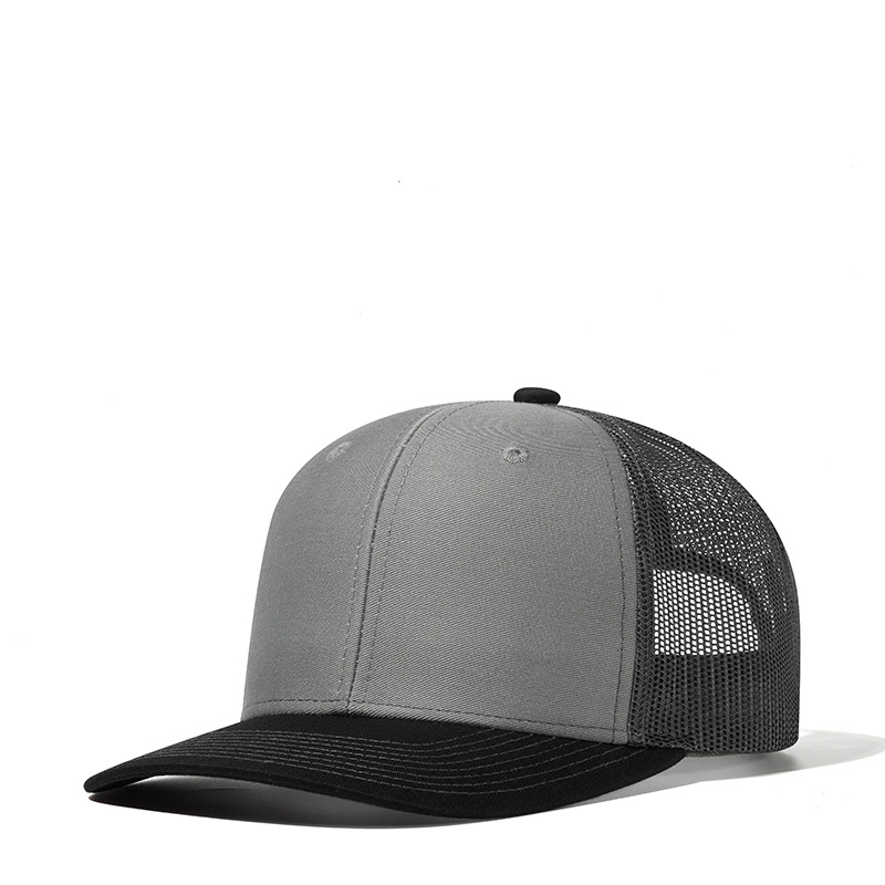 Picture of Wish Micro Bend Hat Rim Truck Hat Men's Outdoor Sun Shading Net Hat Mountaineering Fishing Truck Drivers Hat