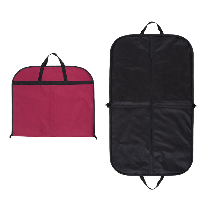 Picture of Guangzhou in stock suit dust bag high-end Oxford cloth suit bag clothing double zipper portable packaging bag custom