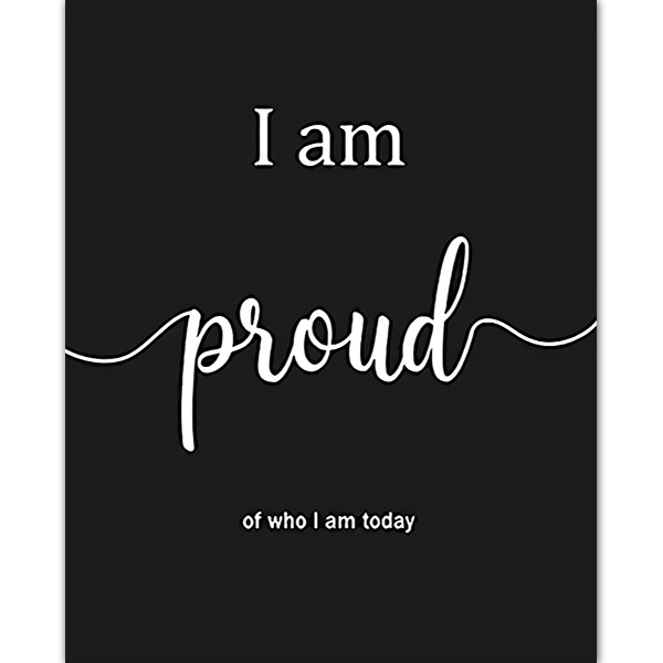Picture of Amazon Black and White English Inspirational Poster Waterproof and Tear-Resistant Bedroom Hanging Painting Et Coated Office Decorative Painting