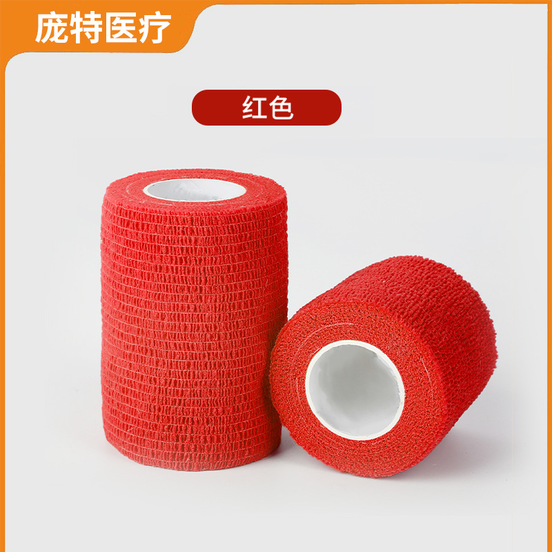 Picture of Self-Adhesive Bandage, Universal Ankle Fixation Elastic Bandage, Pet Leg Bandage, Protective Bandage, Finger Bandage, Muscle Patch