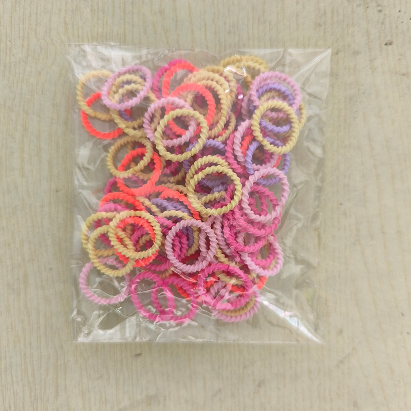 Picture of Single Wholesale Black Headband Hair Tie for Women Korean Style High Elasticity Does Not Hurt Hair Rubber Band High Ponytail Baby Hair Accessories
