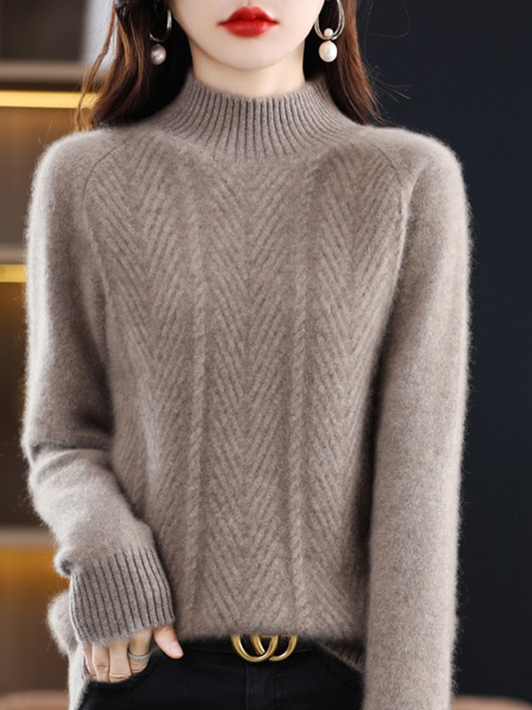 Autumn and Winter 2024 new popular women's inner sweater women's loose outer top thickened bottoming shirt
