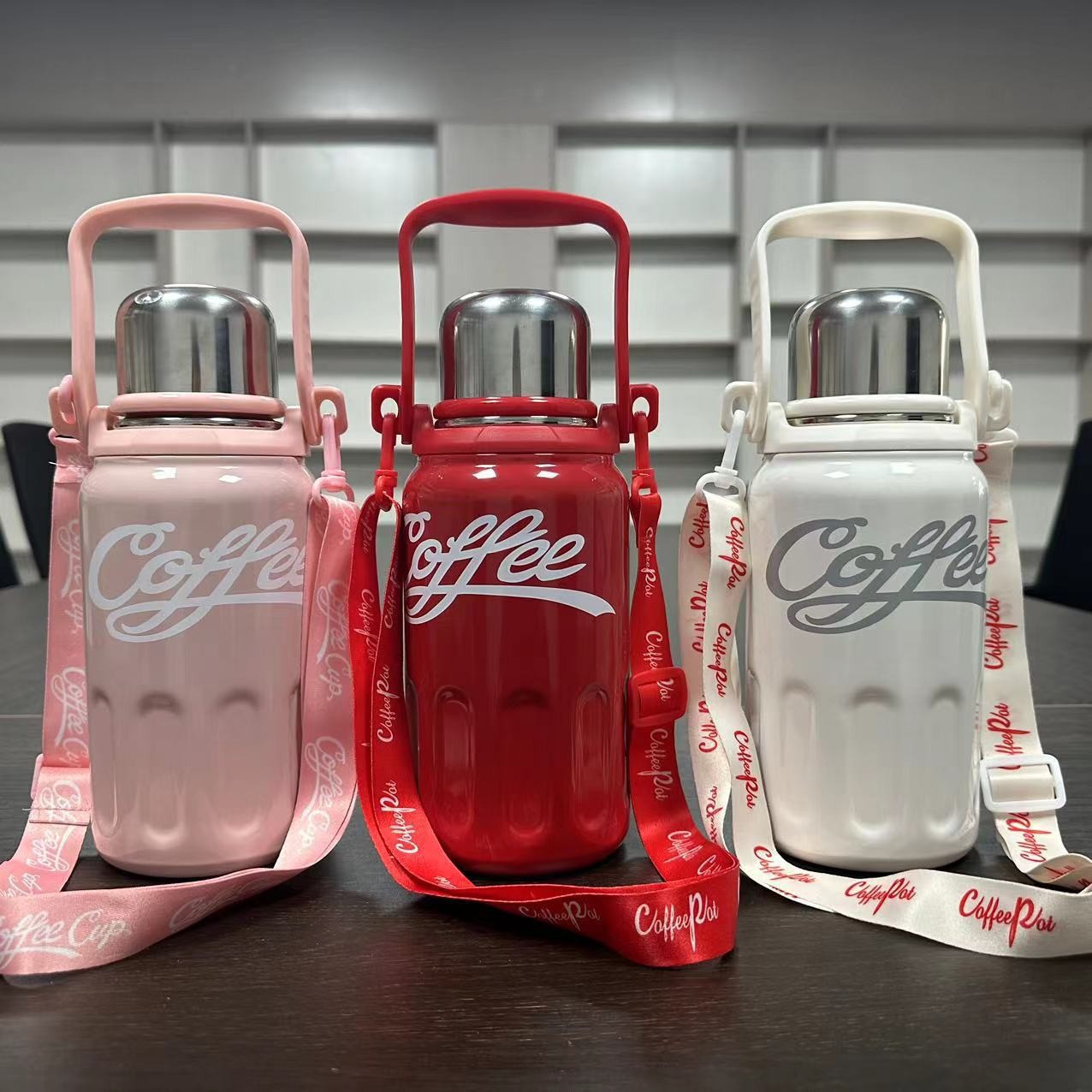 Large Capacity Thermos Cup Coke Same 316 Stainless Steel Kettle High Color Value Outdoor Portable Sports Water Cup for Men and Women
