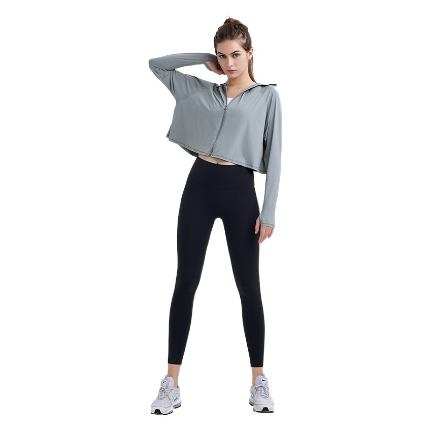 2025 New Ice Silk Lightweight Sun Protection Clothing Summer Thin Anti-Uv Cycling Sun Protection Shirt Hooded Sun Protection Clothing