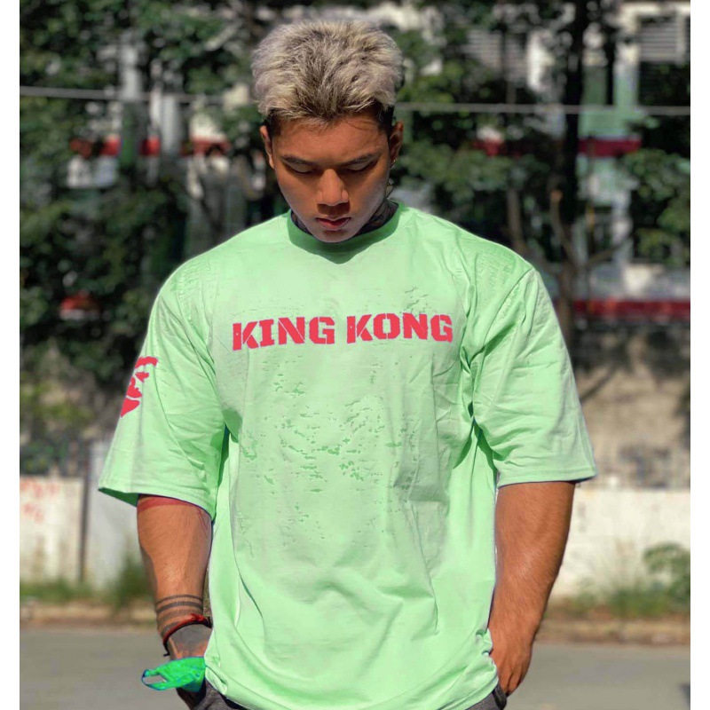 Picture of Loose Trendy Men's Sports Short-sleeved T-shirt Men's Summer Cotton Half-sleeved Gym Running Training Clothes