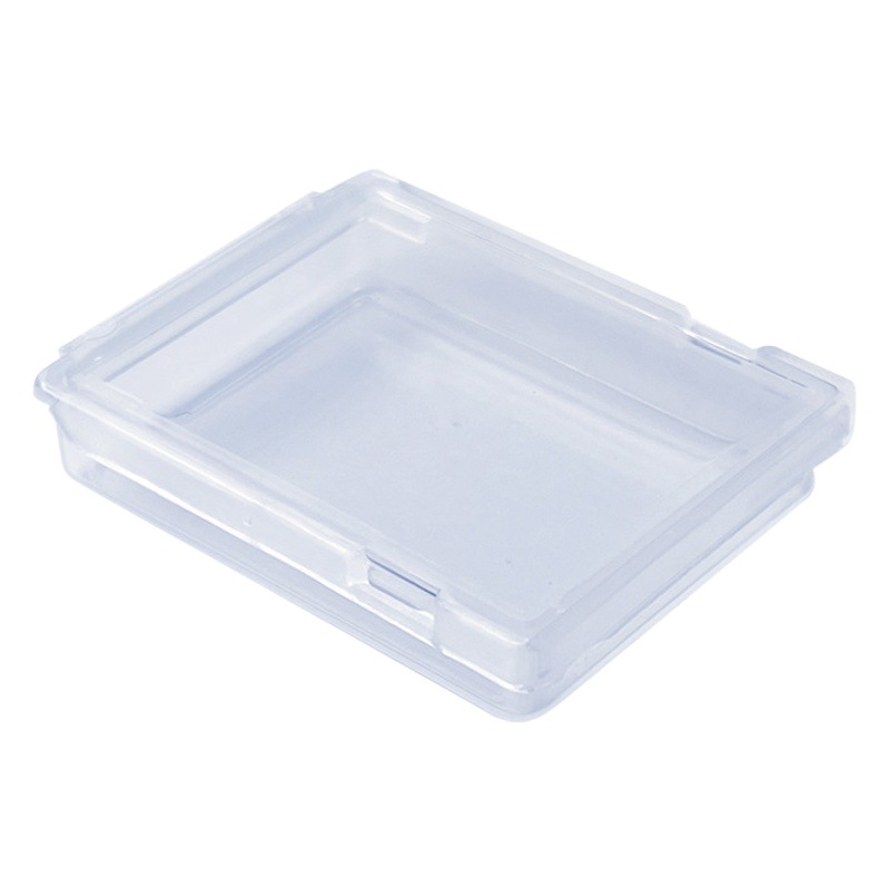 Transparent small box mini rectangular PP transparent box memory card fish hook fishing gear spare parts packaging plastic box factory