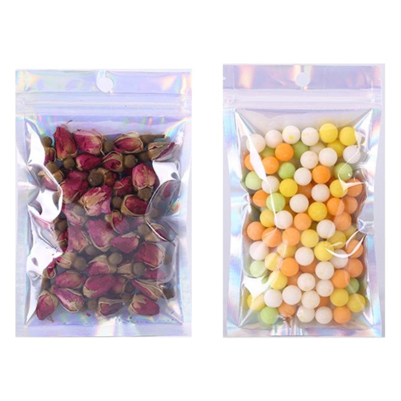 Picture of A variety of laser Yin and Yang bone bag data line hardware products self-sealing bag Electronic Packaging bag jewelry plastic bag