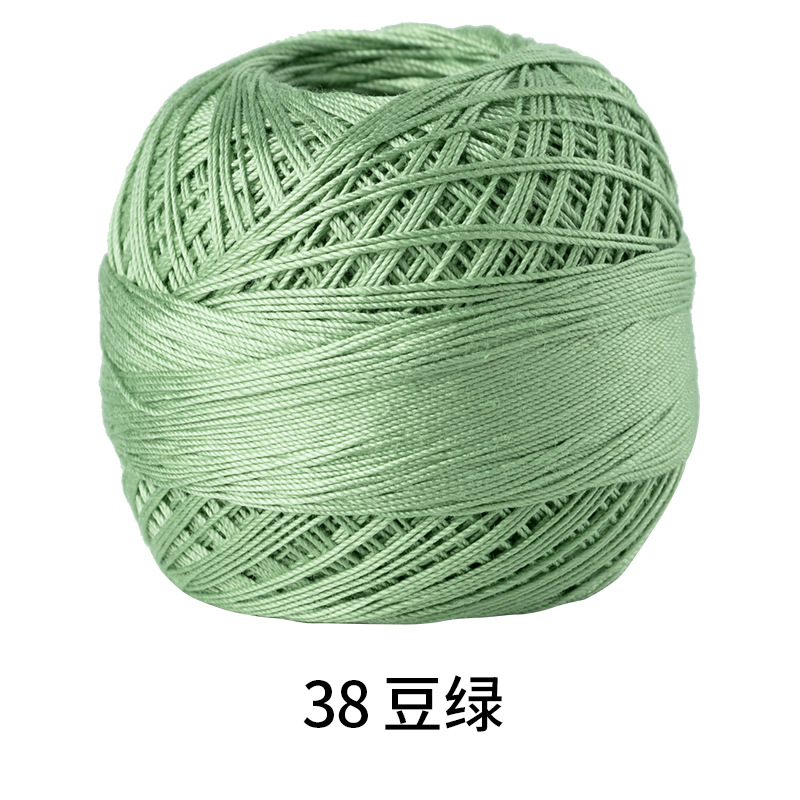 Picture of Color picking No. 10 micro hook lace thread hand-woven 40# fine wool crochet woven hand ball