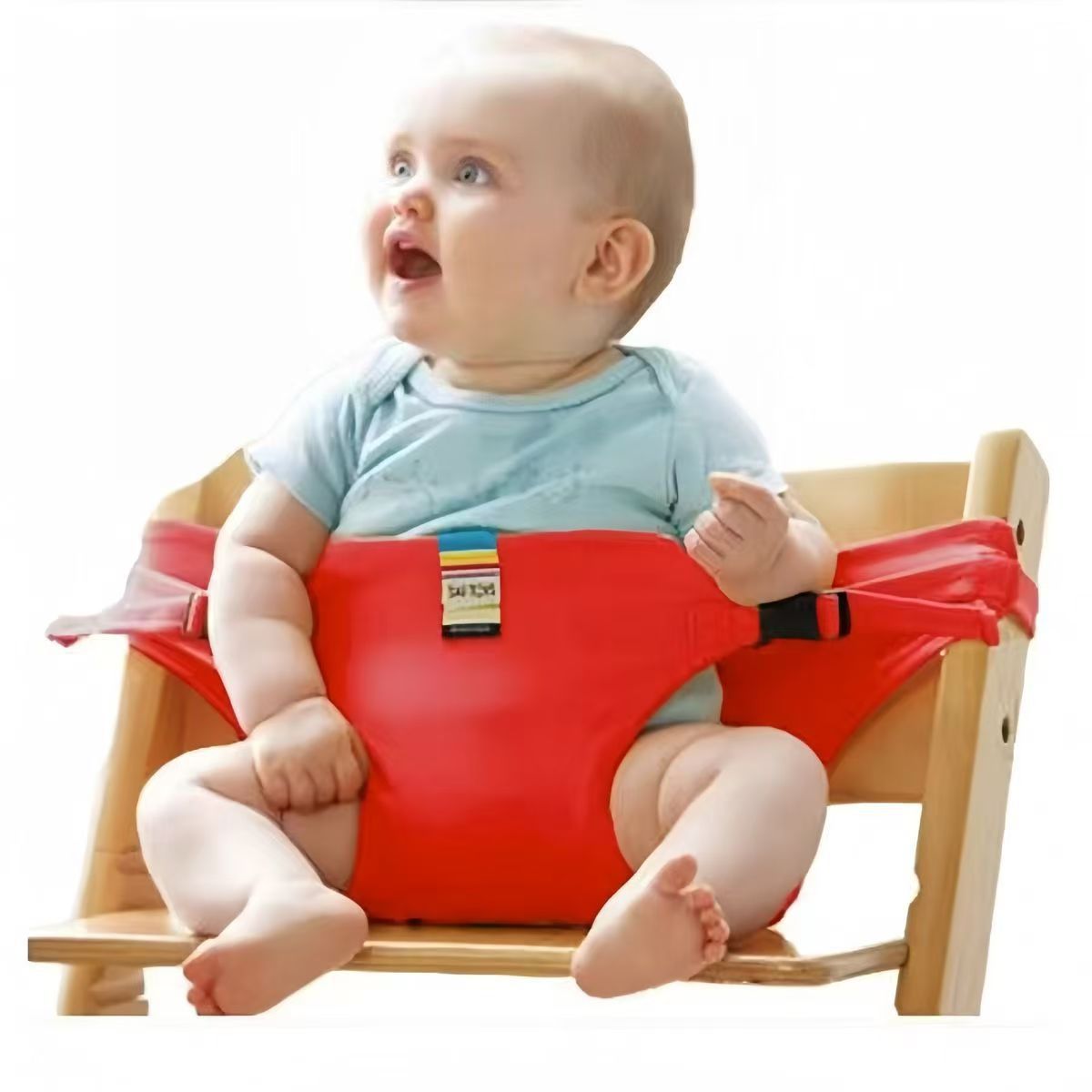 Picture of Baby Dining Chair Safety Belt Portable Kidsren's Universal Fixed Belt Outing Chair Strap Baby Eating Seat Belt