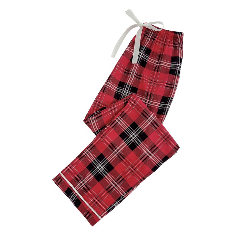 Amazon Foreign Trade home pants women can wear outside Plaid artificial Cotton pajama pants trousers wholesale cross-border independent station ebay