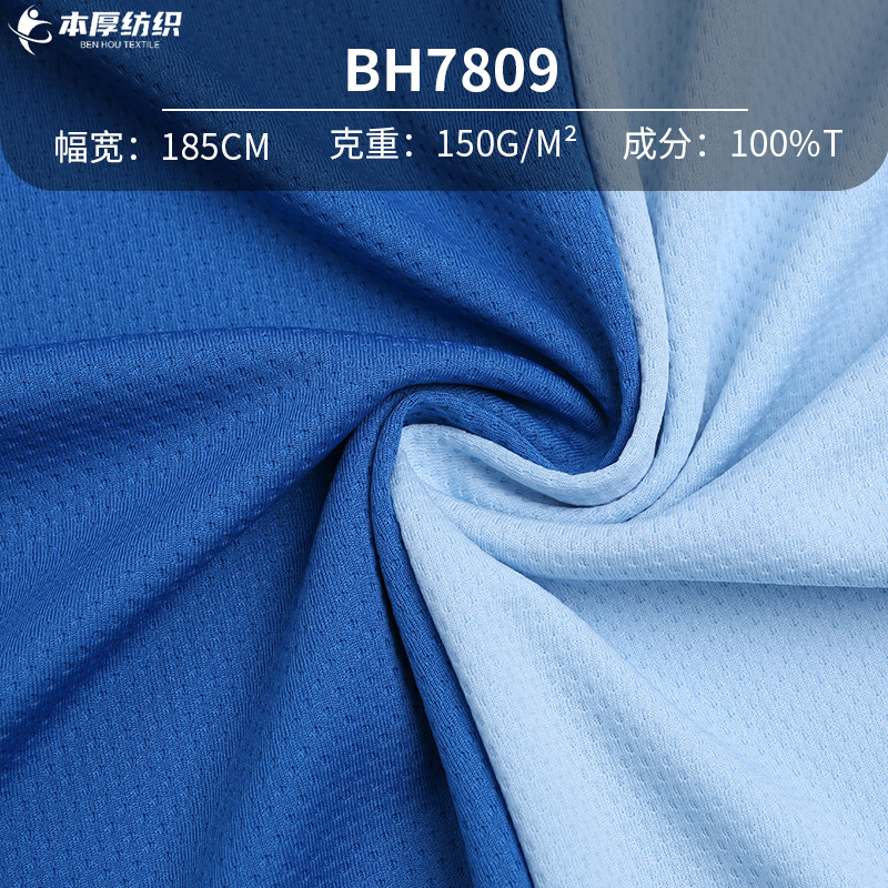 Polyester Knitted Mesh Fabric T-Shirt Apple Mesh Honeycomb Jacquard Mesh Fabric Sportswear