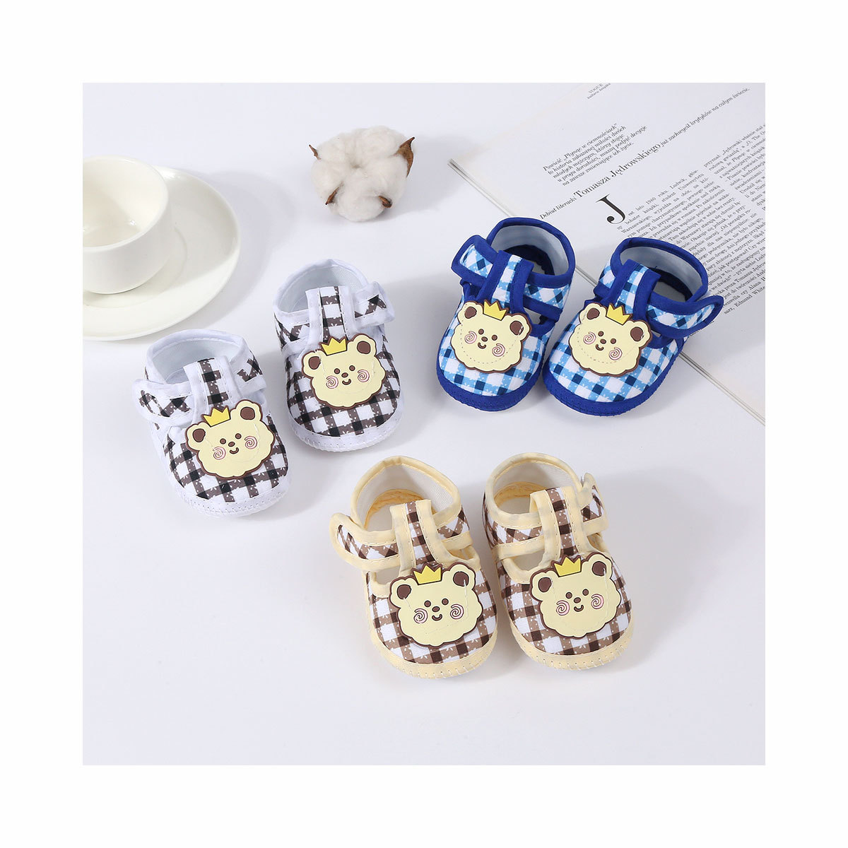 Picture of Baby sandals cartoon cool shoes newborn toddler shoes soft bottom breathable non-slip summer new TEMU 0-12M
