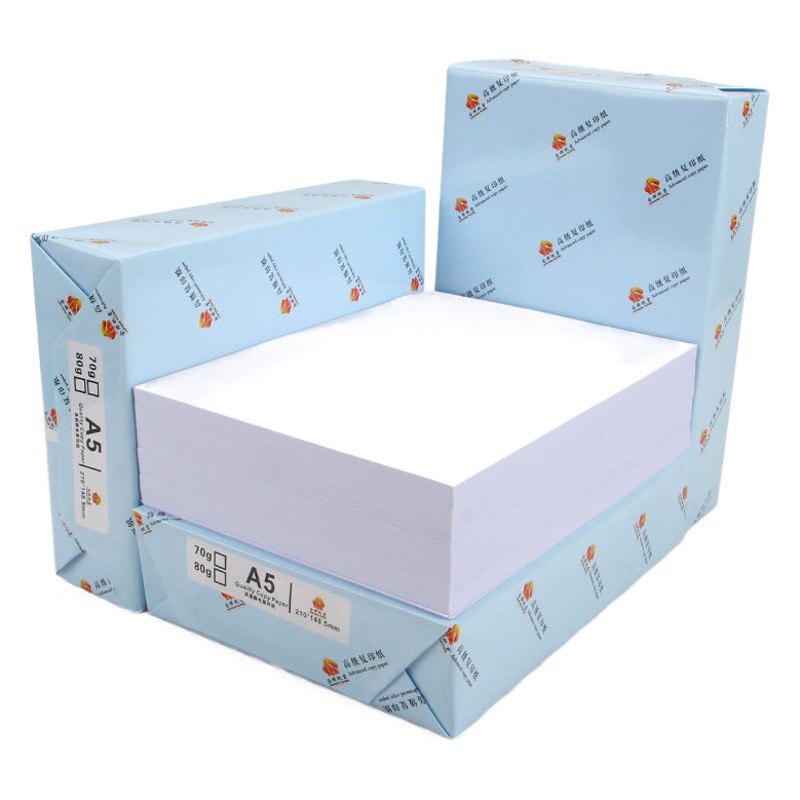 Picture of A4/A5 Printing Paper 70g Thickeneded 500 Sheets Package High-Definition Copy Paper Original Wood Pulp Non-Cardboard Printing Shop Exclusive