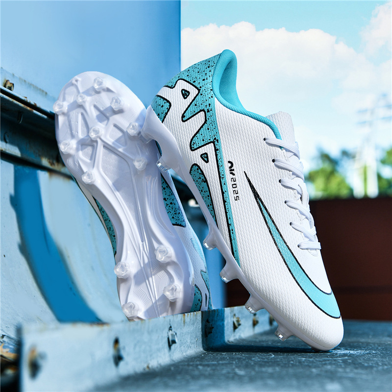 New Adult Football Shoes Cross-border C Luo Boys and Girls Teenagers and Children Students Spike AG Broken Nail TF Training Shoes