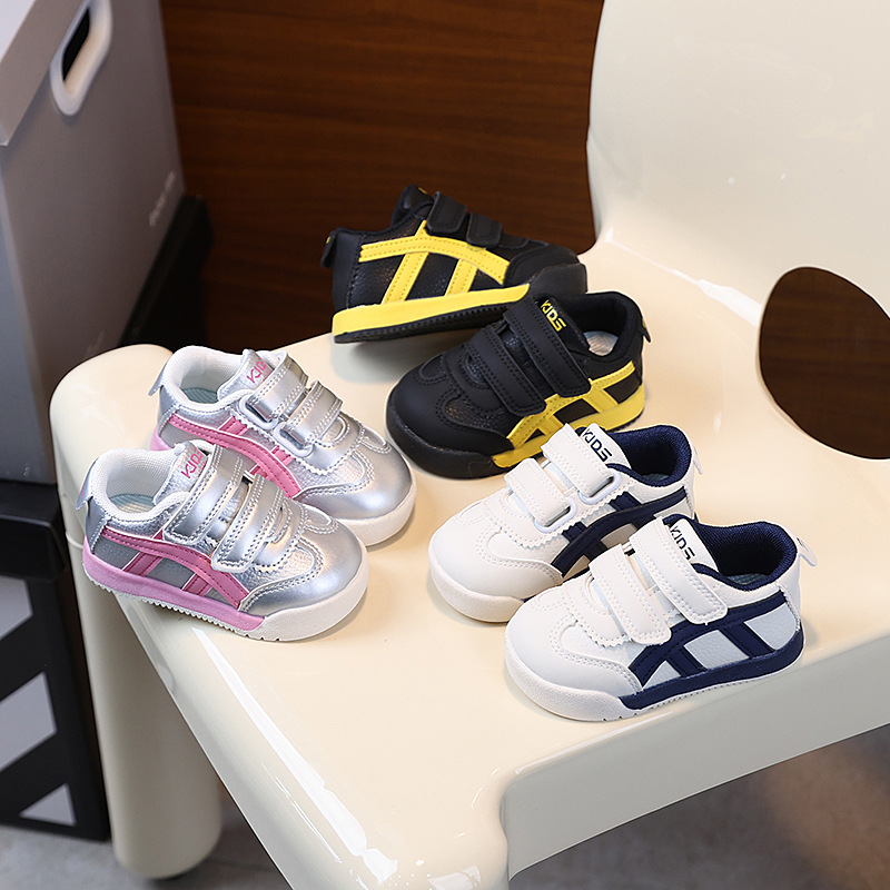 Children's Board Shoes Autumn New Baby Toddler Shoes Non-slip Boys' sneaker Girls' Leather Casual Shoes Joker