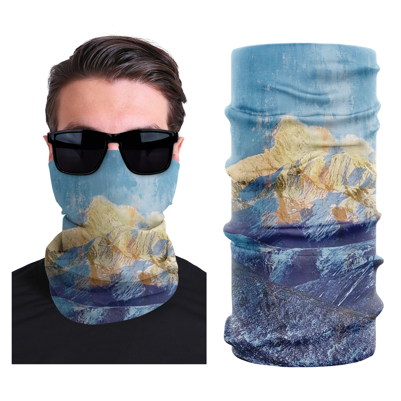 Picture of Xunhui magic scarf outdoor scarf mountaineering riding scarf high elastic seamless Ice Silk face towel cross-border bandana