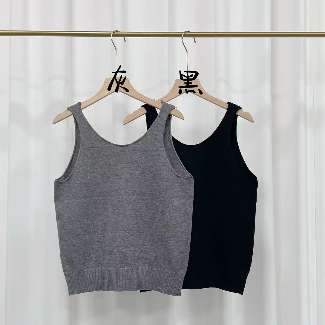 Picture of American Sexy Design High-End Backless Camisole Women's 2025 Summer Sweet and Spicy European and American Loose Sleeveless Top