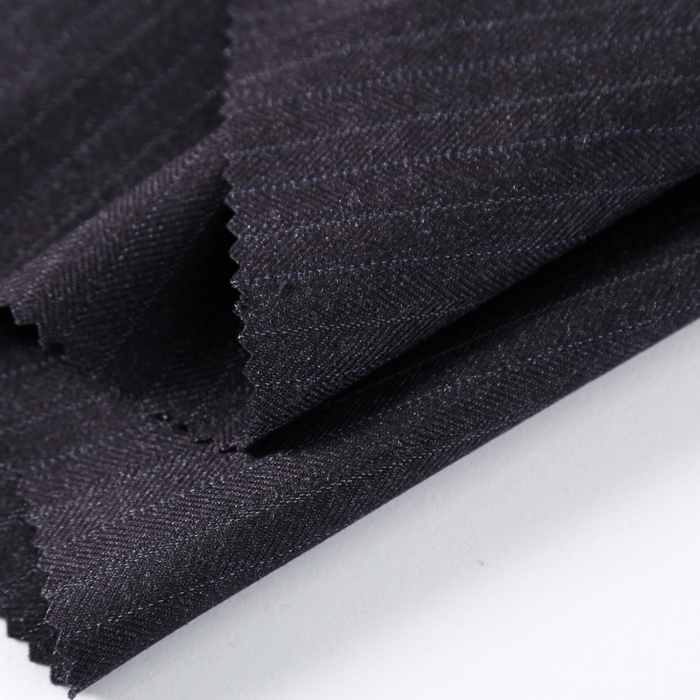 Picture of Tr Herringbone Vertical Stripes Cloth Level 4 Anti-Shedding Ball Business Pants Fabric Suit Jacket Fashion Fabric 2011