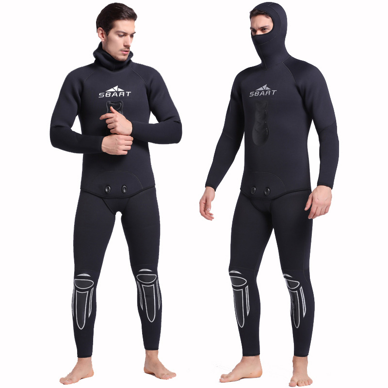 Picture of Sharbat 5MM rubber diving suit warm winter swimming long sleeve one-piece two-piece swimsuit thickened jellyfish suit