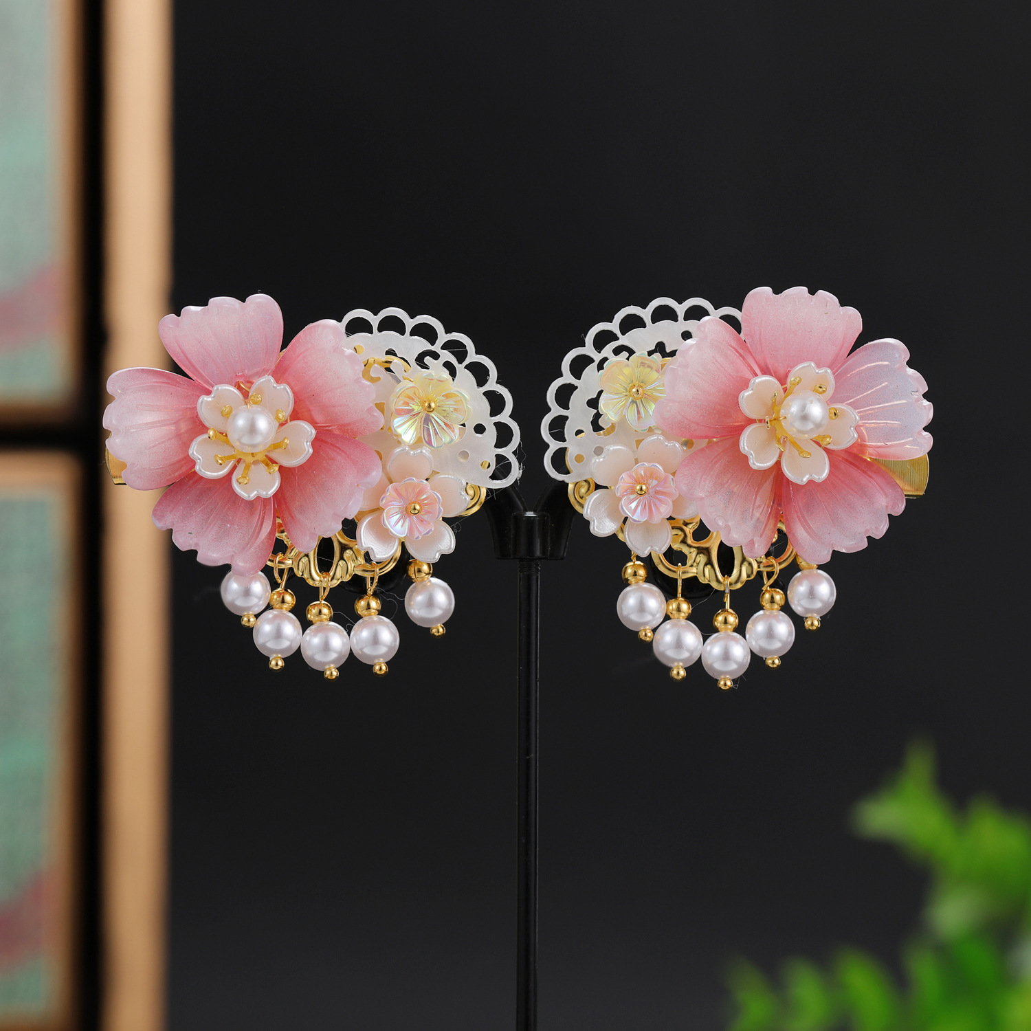 Picture of Children's Hanfu Headwear Girls' Hairpin Chinese Style Baby's Antique Tassel Step-by-Step Hairpin Little Girl's Antique Hair Accessories