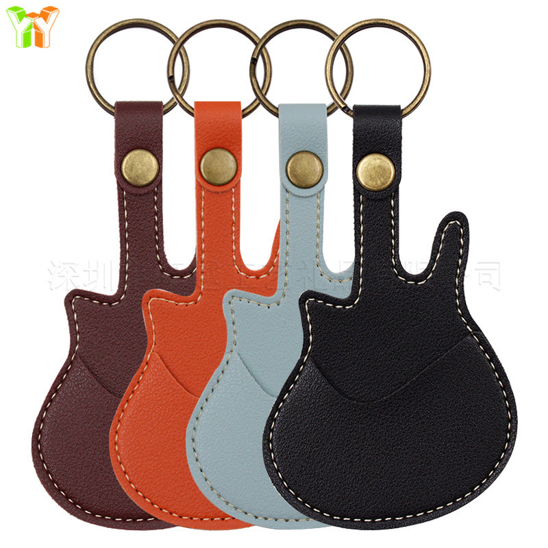Spot Guitar Picker Storage Case Keychain Picker Guitar Picker Leather Case Musical Instrument Protective Case