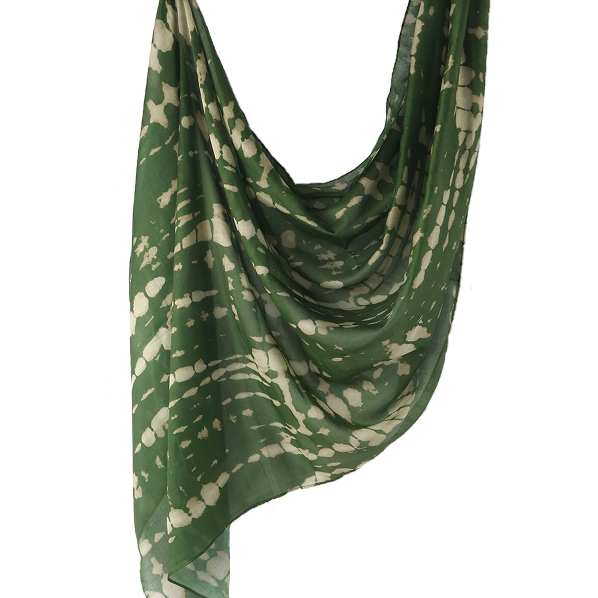 Picture of Best-Selling Watercolor Tie-Dye Cotton Scarf Arabian Satin Polyester Long Scarf Turkish Middle Eastern Scarf