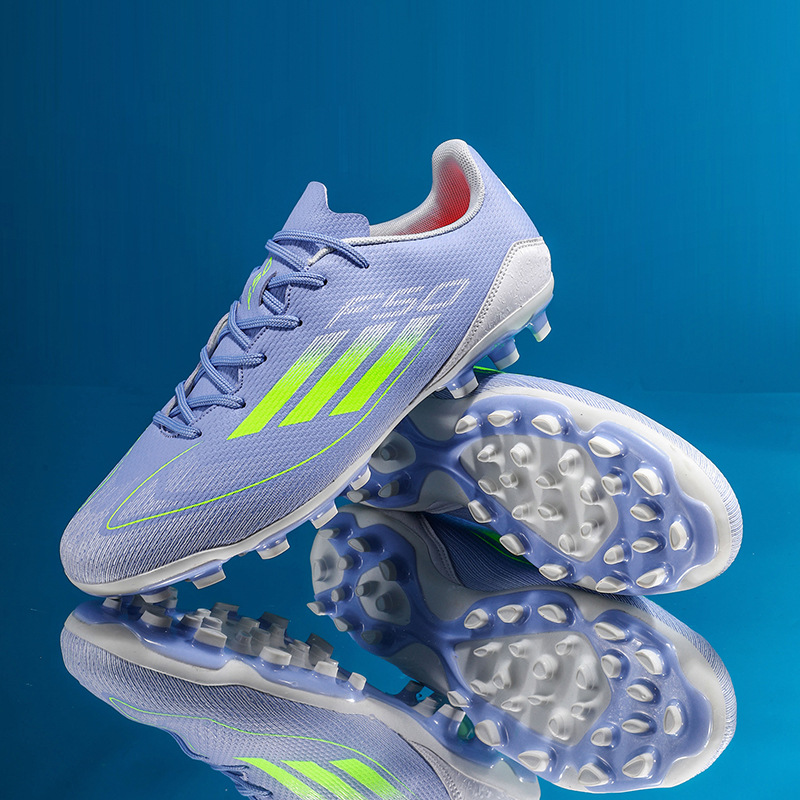 Cross-Border European Cup New Large Size Football Shoes for Men, Teenagers, Students, Women's Broken Spikes, Long Spikes, Game Training Sneakers