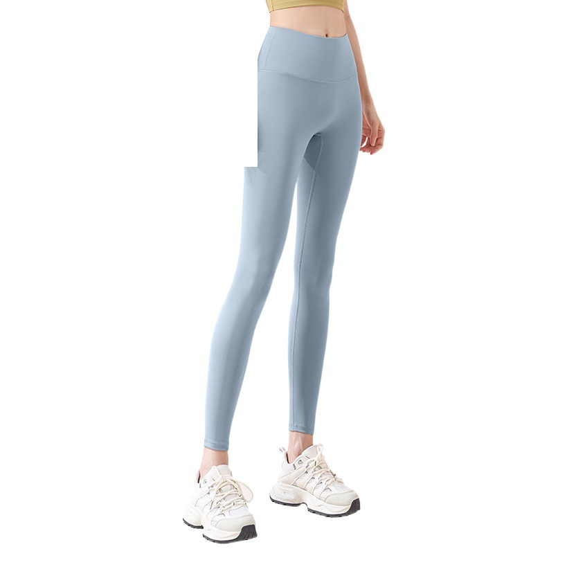 Picture of Ju Yi Tang No Embarrassment Line Peach Hip Yoga Pants High Waist Hip High Elastic Naked Running Fitness Pants for Women
