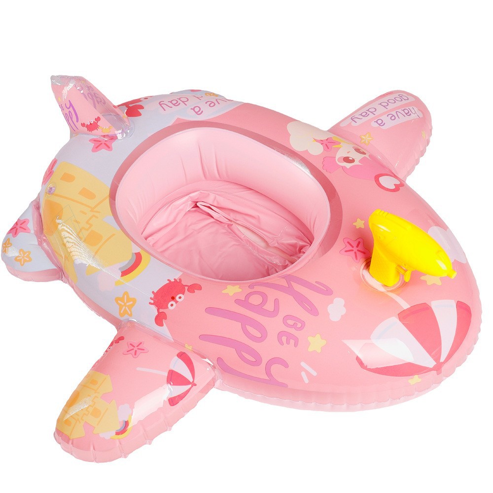 Picture of Children's swimming ring armpit ring seat ring 1-6 years old children's aircraft steering wheel inflatable Mount baby 2 boys and girls