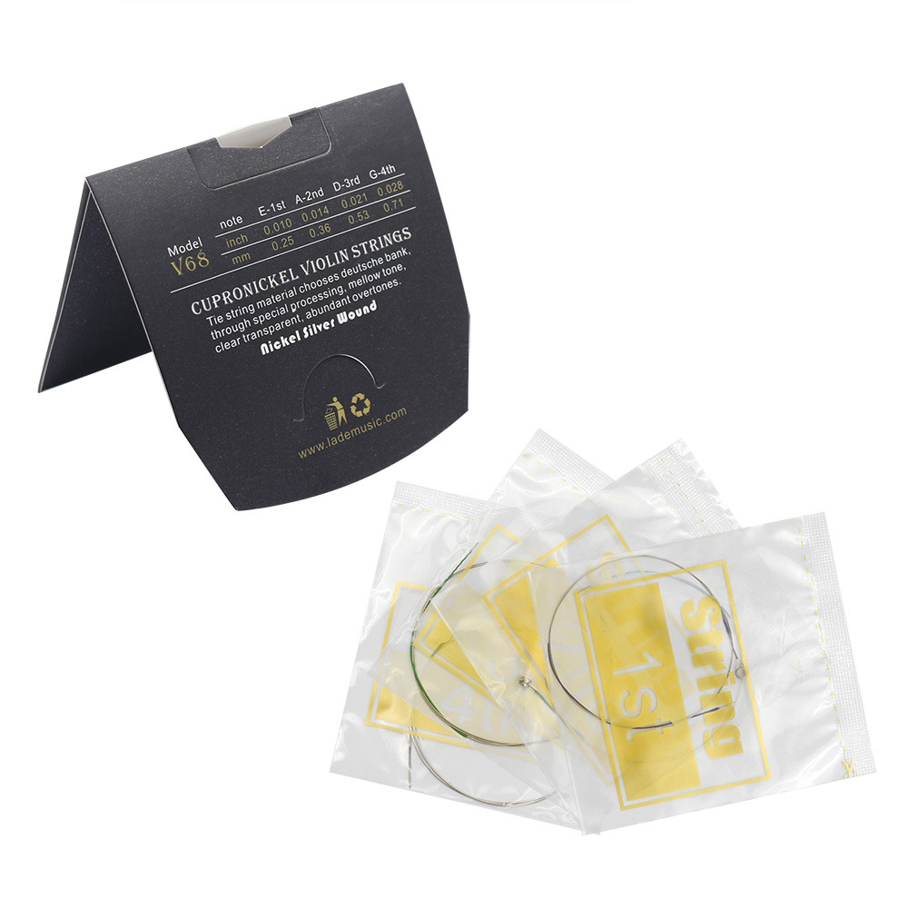 Picture of IRIN violin strings stainless steel wire violin strings set of 4 independent packaging professional violin strings set