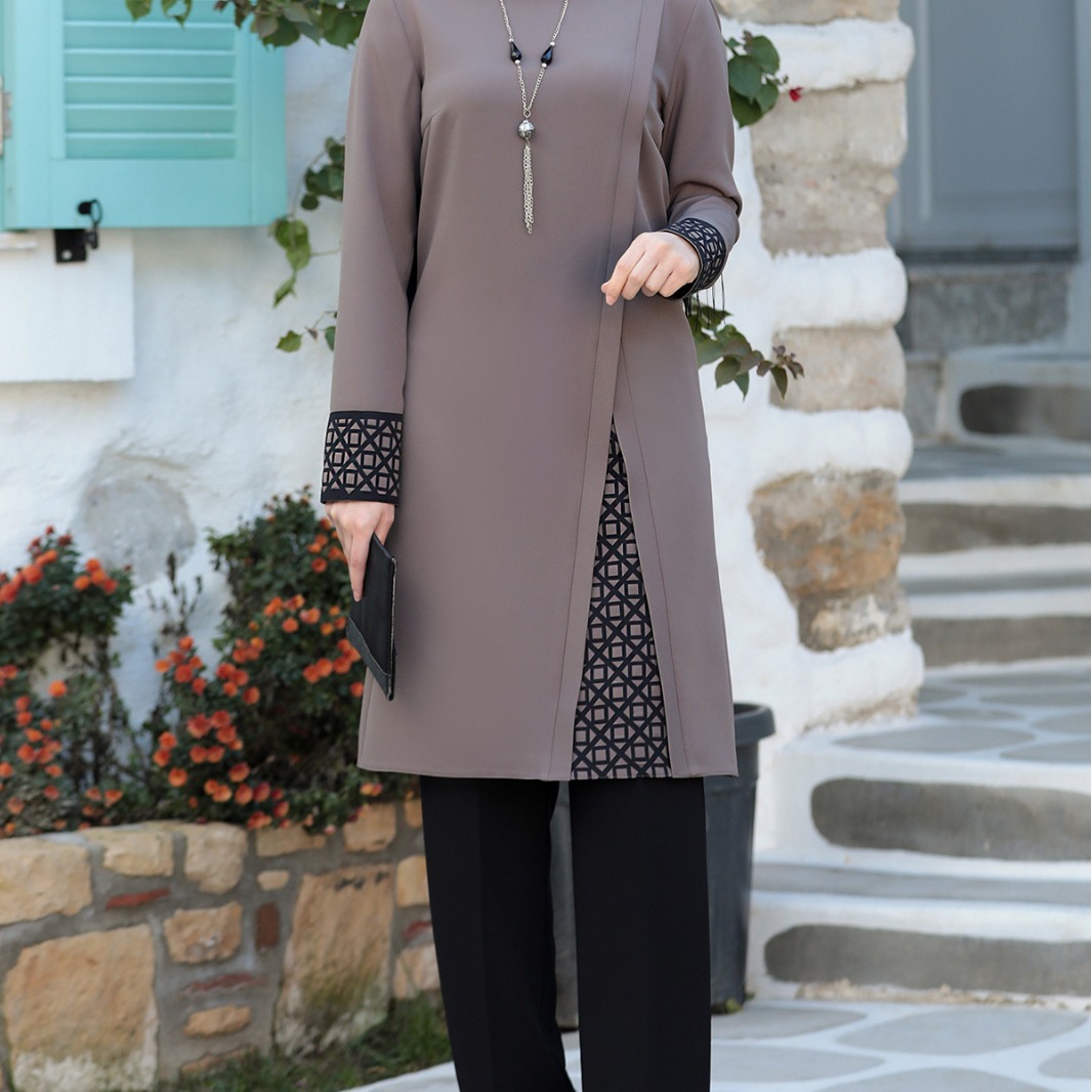 Arab Women's Clothing Middle East New suit Dubai Abaya Two-Piece Muslim Clothing Southeast Asian Clothing