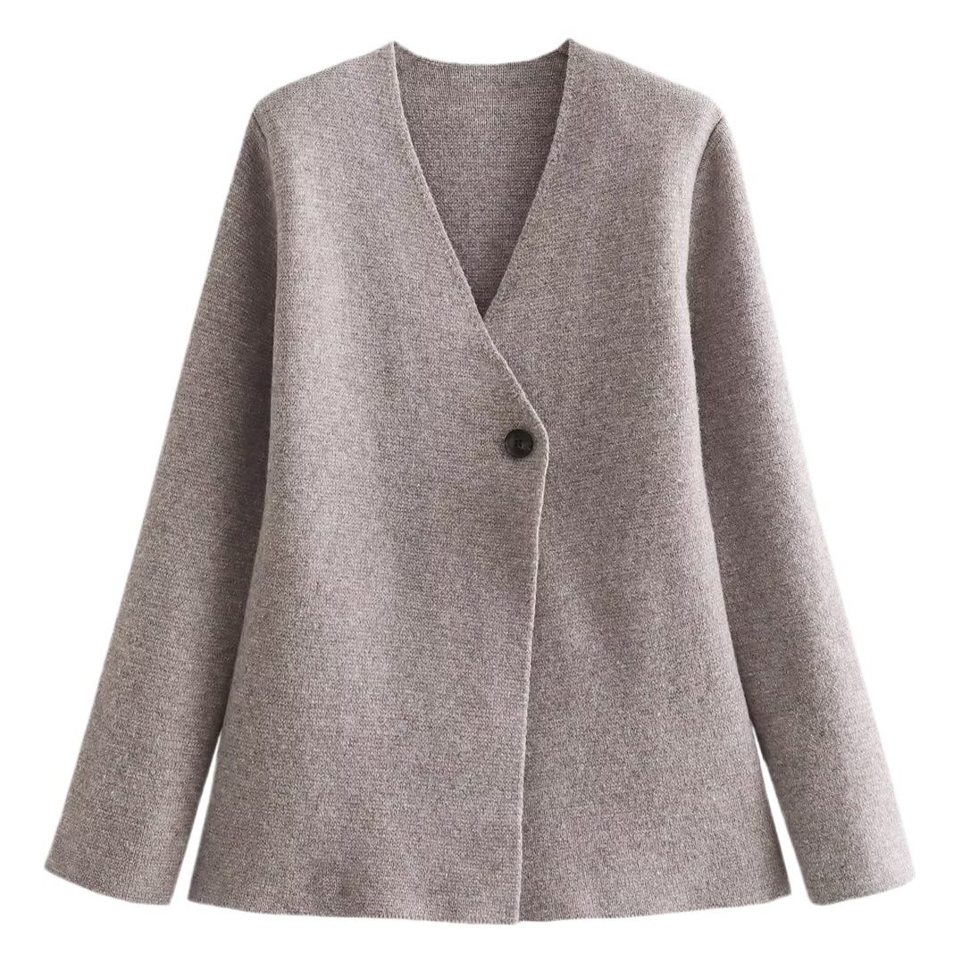 Picture of 2024 Spring New European and American Cross-border Women's Wear Temperament Light Mature Knitted Style Casual Jacket 2863