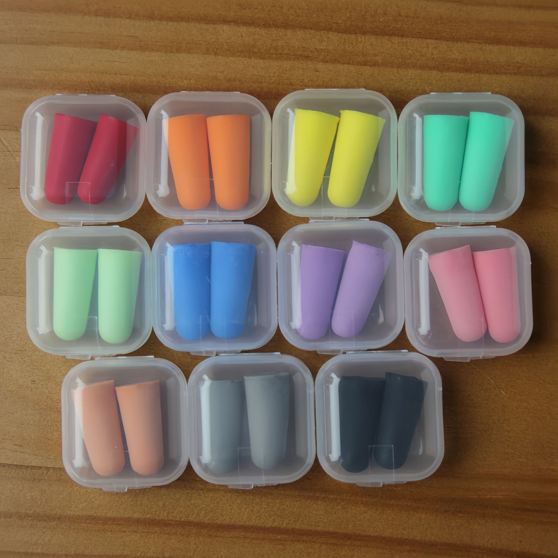 Picture of Manufacturers sleep sleep anti-noise learning noise reduction sound insulation slow rebound aviation factory protective sponge PU earplugs