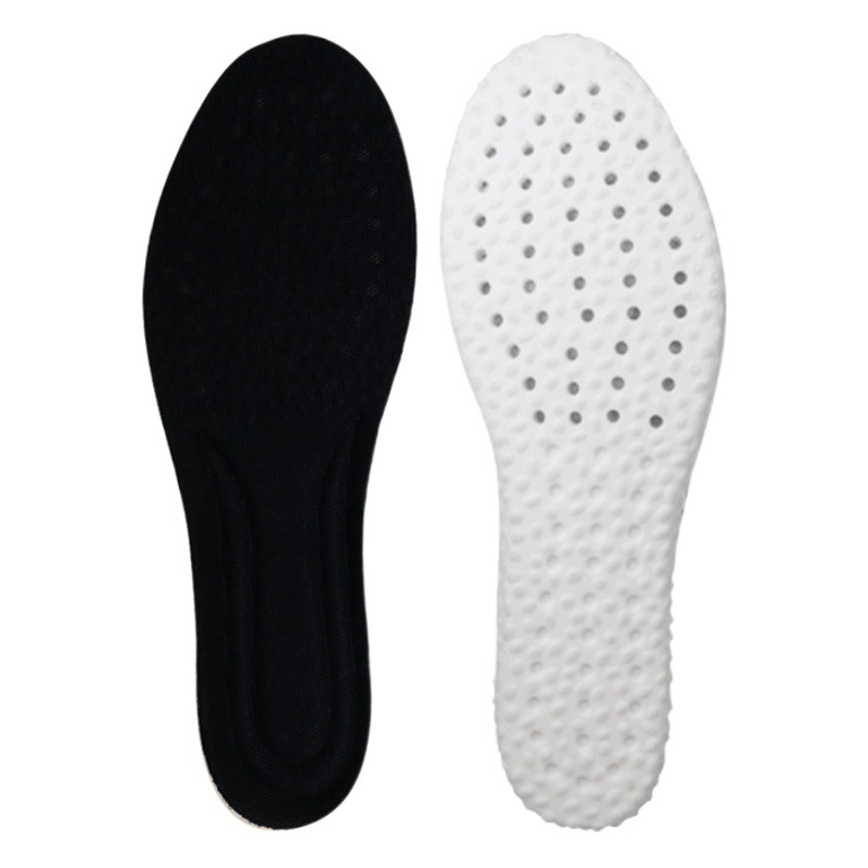 Pu Insoles Super Soft Women's Sports Shock-Absorbing Thickeneded Leather Shoes Men's Sweat-Absorbent and Cuttable Insoles Wholesale