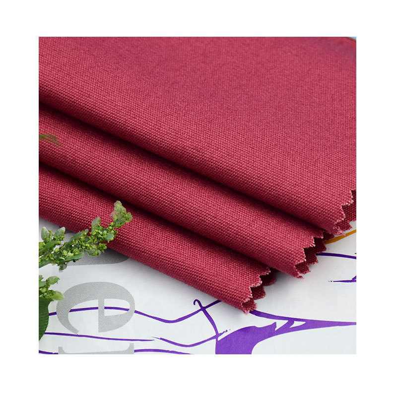 Factory Hot Selling One-sided Twill Cotton Bag Clothing Middle-aged Women's Pants Fabric Korean Style Smoke Tube Library Fabric