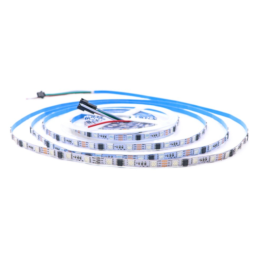 DC12V narrow version 6 wide 8 wide led magic light with 60 lights WS2811RGB induction colorful decorative full color light bar