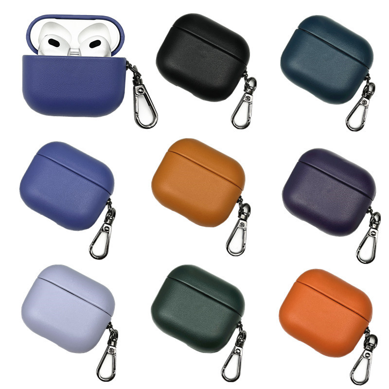 Picture of Suitable for Cross-border AirPods3 Generation Protective Case Leather Apple Bluetooth Headphone Case European and American airpodspro Protective Case