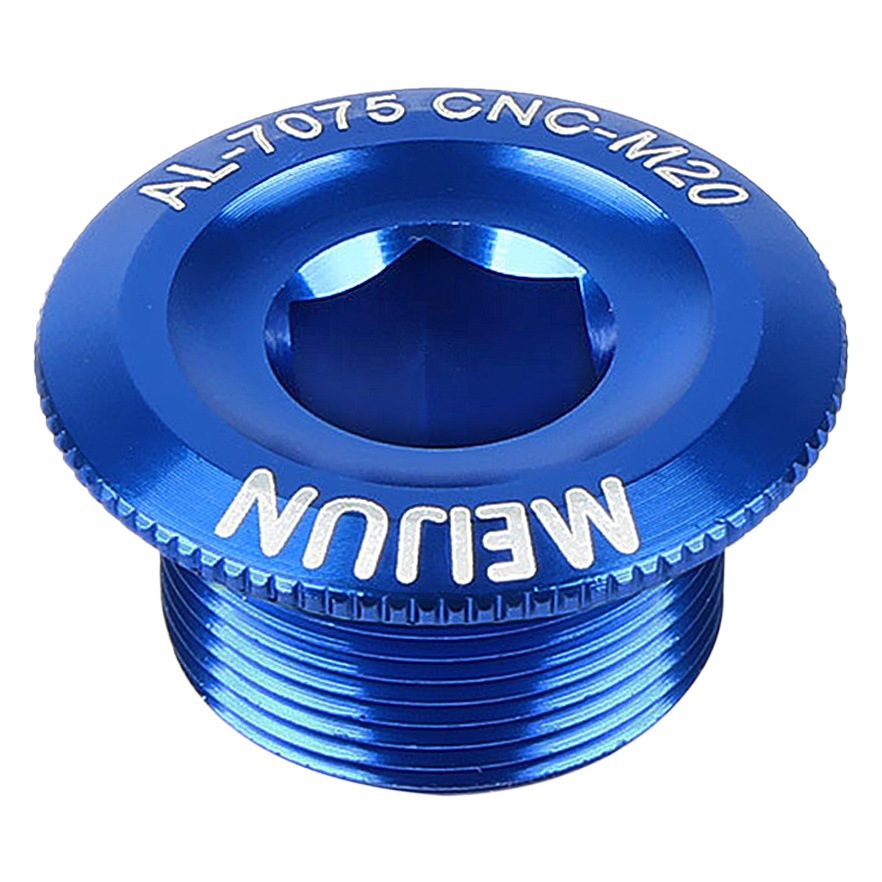 Mountain bike axle screw aluminum alloy CNC crank cover hollow integrated tooth plate BB axle cross-border