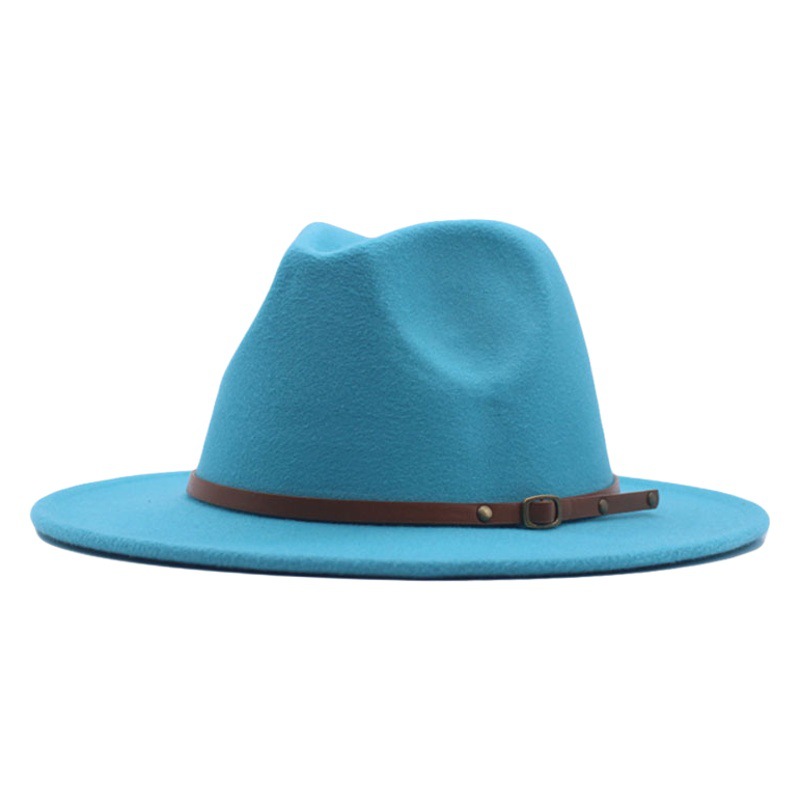 AliExpress Amazon ebay Hot Selling Jazz Hat Autumn and Winter British Vintage Top Hat Women's Fashion Women's Woolen Hat