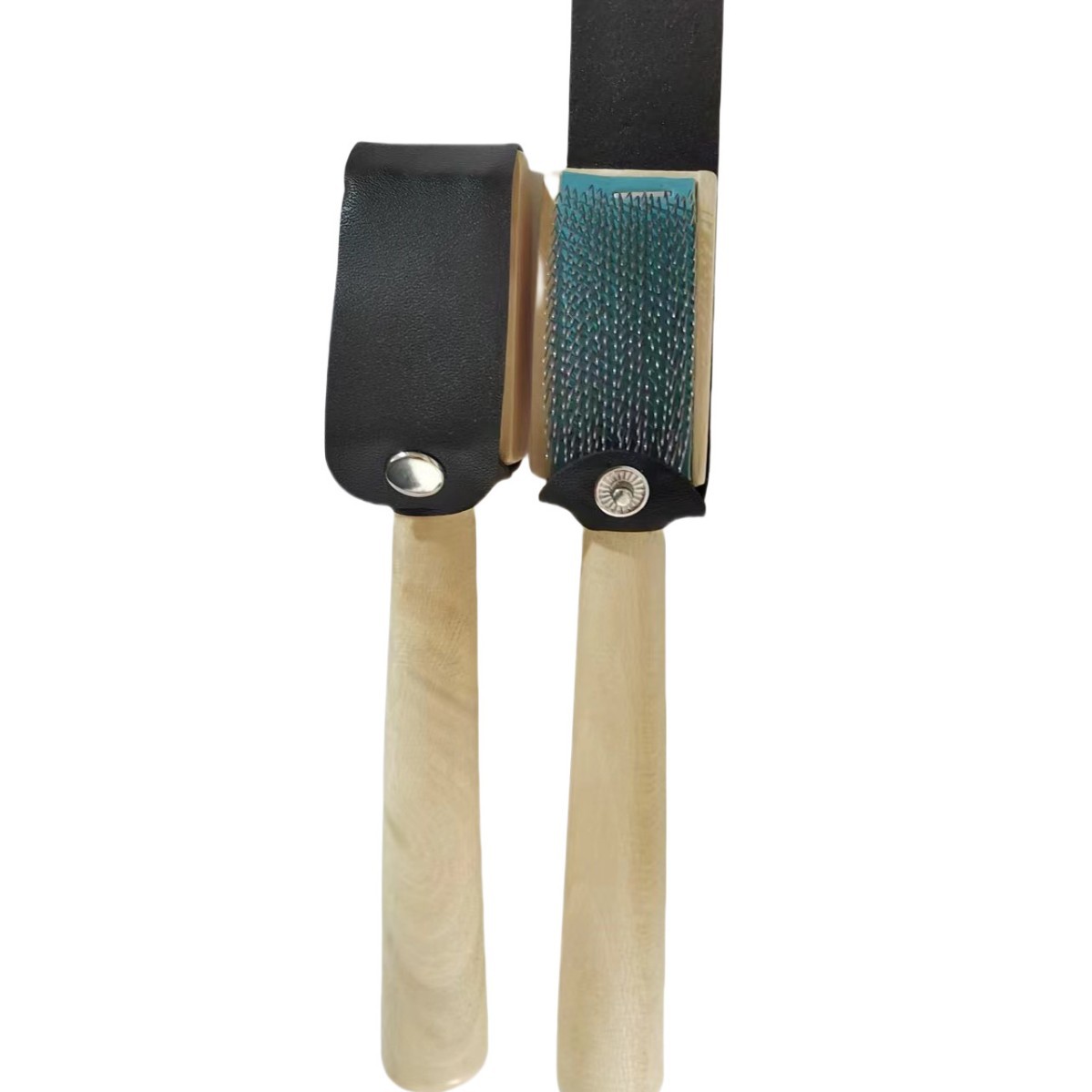 Picture of Brush Factory Supplies Dance Shoe Brushes, Stainless Steel Needle Beech Wood Dance Shoe Brushes, Soft-Soled Dance Supplies, Logo Available